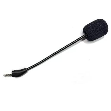 Imagem de Microfone boom de liga de alumínio para HyperX Cloud III | Estilo original com redução de ruído, mangueira de memória flexível, removível e Plug and Play