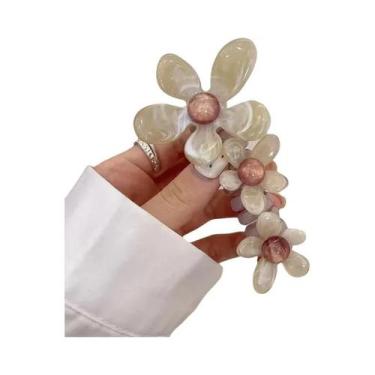 Imagem de Tiara De Cabelo Com Trança De Flor De Pérola, Acessórios De Cabelo Fem