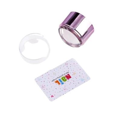 Imagem de Carimbo Para Unhas Francesas Com Cabeça De Silicone Transparente, Rasp