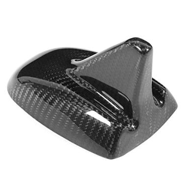 Imagem de KIMISS Cobertura de Antena de Carro de Fibra de Carbono Seco Telhado Barbatana de Tubarão Guarnição para Levante 2017-2020, Guarnição Aérea Adesiva de 1 Peça, Decoração Exterior Elegante