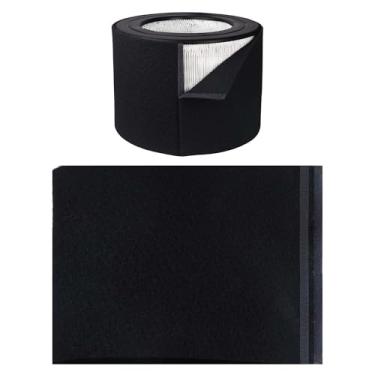 Imagem de Pré-filtros de substituição de carbono para purificador de ar universal compatíveis com purificador de ar redondo Honeywell 50250-S (1 peça)