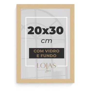 Imagem de 1 unidade Moldura 20x30cm Vidro Certificado Diploma Fotografia (Madeira clara)
