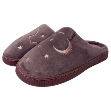 Imagem de Pantufa Feminina Macia Peluciada Costurada Antiderrapante (Lilás, BR, Adulto, Faixa Numérico, 38, 39)