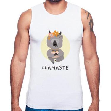 Imagem de Regata Llamastê - Foca na Moda, Branco, M