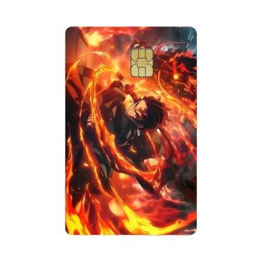 Imagem de Capa De Cartão De Crédito Em PVC Fosco HD Do Luffy Do Anime One Piece 