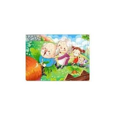 Imagem de Quebra-Cabeça De Veículos De Animais De Madeira Para Crianças, 60 Peça