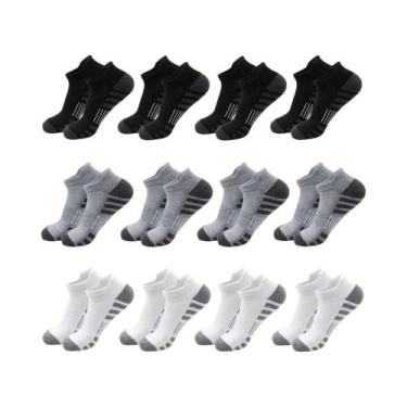 Imagem de Meias De Corrida Cano Curto Acolchoadas E Respiráveis Para Homens E Mu