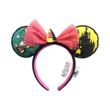 Imagem de Tiara De Pelúcia Mickey Minnie Mouse 2025 Para Festa De Fim De Ano Da 