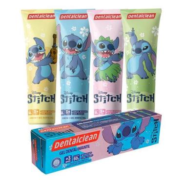 Imagem de Pasta De Dente Gel Dental Infantil Stitch 50g Dentalclean
