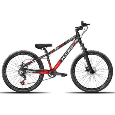 Imagem de Bike KOG Freeride 7V Aro Vzan Vmaxx 26 Disco Tipo Viking X25 Preto e V