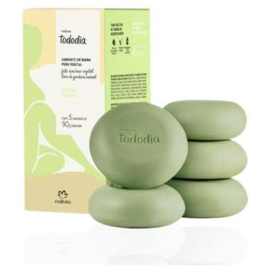 Imagem de Caixa de Sabonete hidratante em barra Natura Todo dia - Alecrim e Sálv