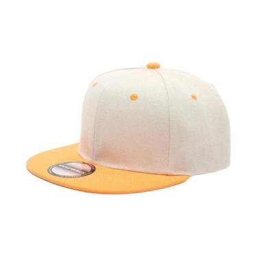 Imagem de Boné De Beisebol Unissex Com Aba Reta Estilo Hip-Hop Em Cores Contrast