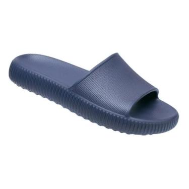 Imagem de Chinela Nuvem Unissex Confortável Mácia Sándalia Ortopedica Antiderrapante Leve (Azul, BR, Adulto, Numérico, 33)