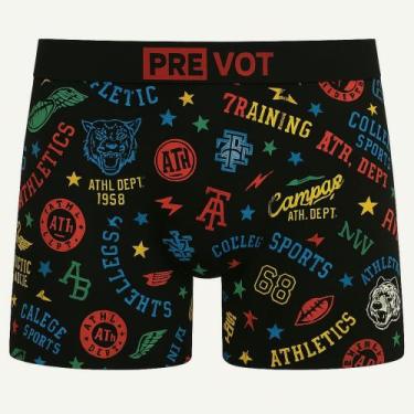 Imagem de kit 5 cuecas boxers estampadas microfibra original Prevot, M