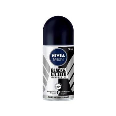 Imagem de Desodorante Nivea Roll On Masculino Black&White Power 50ml-Masculino