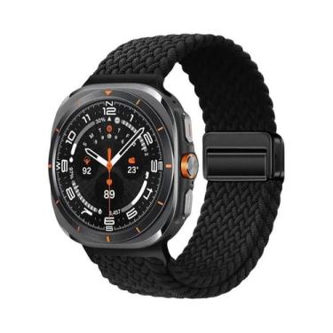 Imagem de Pulseira Magnética Trançada De Nylon De 44mm E 40mm Para Samsung Galax