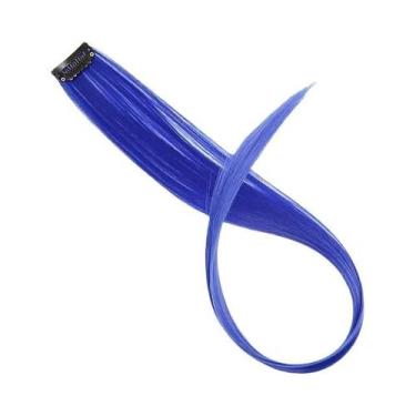 Imagem de Extensão De Cabelo Sintético Longo E Colorido Em Cores Arco-Íris, Roxo