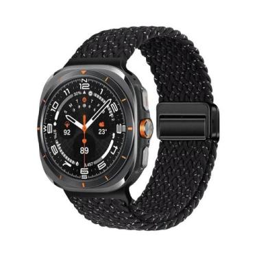 Imagem de Pulseira Magnética Trançada De Nylon De 44mm E 40mm Para Samsung Galax