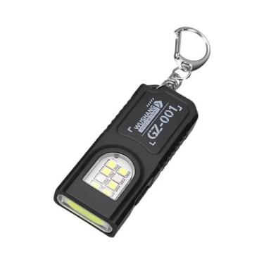 Imagem de Lanterna Mini Recarregável Com Clip EDC, Tocha Compacta De Bolso Com L