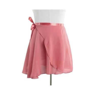 Imagem de Saias De Chiffon Com Cadarço Para Mulheres, Saias Mini De Dança Para M