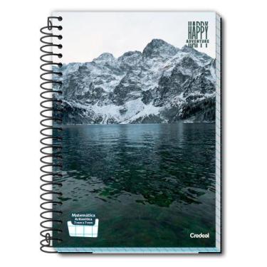 Imagem de Caderno Universitário Happy 160F/10 Matérias Credeal, UNICA