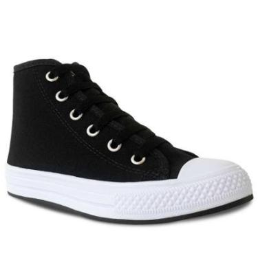 Imagem de Tênis Escolar Infantil Menina 19ao34 Cano Alto Casual 11.145-Feminino