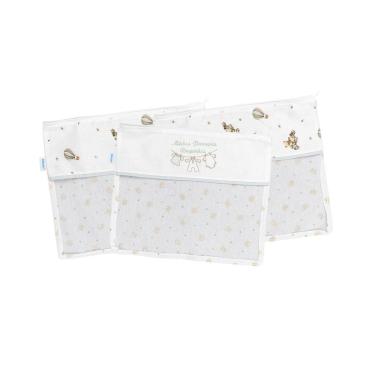 Imagem de Saquinho Maternidade com 03 Peças 30 cm x 36 cm Baby Joy