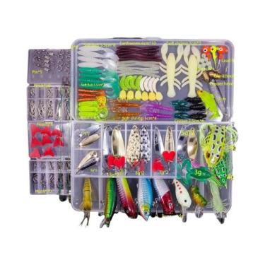 Imagem de Conjunto De Iscas De Pesca Soft Hard Crankbait Minnow Poppers Metal Ji