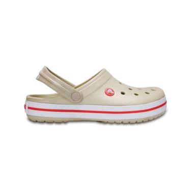 Imagem de Sandália Clog Crocs Crocband Bege, Bege, 37
