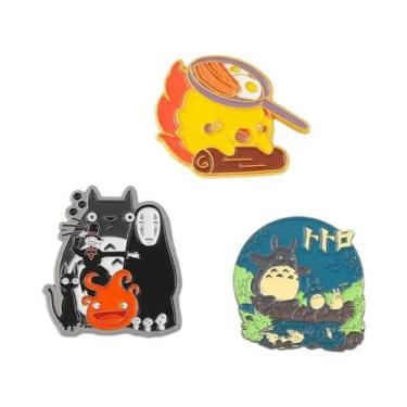 Imagem de Broche De Liga Metálica De Pinguim E Pato Amarelo, Emblema De Animal D