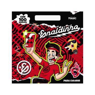 Imagem de Enaldinho - Colorir Com Alça E 100 Adesivos
