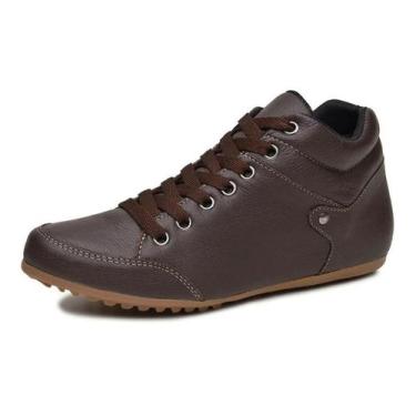 Imagem de Bota Botinha Feminina Casual de Couro Cano Curto Confortável - Izabela