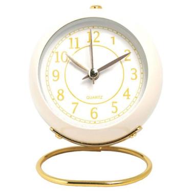 Imagem de Despertador Creative Metal Kids Twin Bell sem tique-taque - Yiweisai