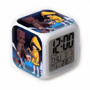 Imagem de Despertador digital LED Littles Nightmares Square 8x8x8cm - yiweisai