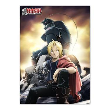Imagem de Pôster de decoração de parede Fullmetal Alchemist Retro Anime - yiweis