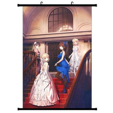 Imagem de Poster artístico com impressão de parede Fate/Stays Night 40x60cm - yi