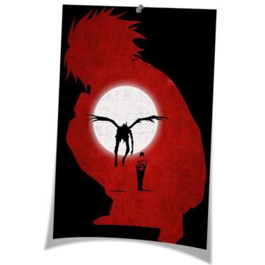 Imagem de Pôsteres de pintura de parede em tela Death Note Ryuks Anime - yiweisa