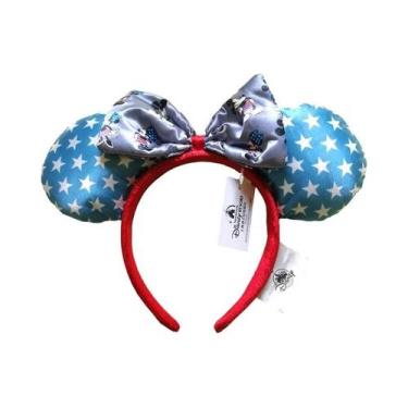 Imagem de Tiara De Orelhas Da Minnie Mouse Com Lantejoulas Rosa Disney Space Mou