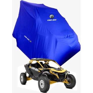 Imagem de Capa de utv brp maverick r, Azul royal, 4 Lugares