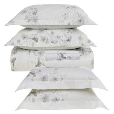 Imagem de Jogo de Colcha e Jogo de Lençol Queen Karsten 300 Fios Algodão Egípcio