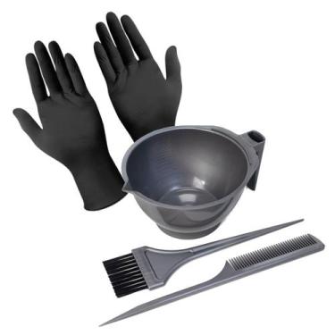 Imagem de Kit de Tintura Coloração e Química Capilar Profissional com Pincel Pen