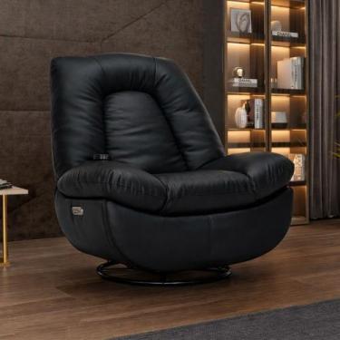 Imagem de Poltrona Reclinável Elétrica com Massagem e Aquecimento Salvana L07 ma