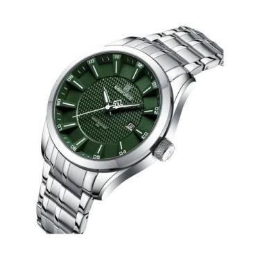 Imagem de Relógio Masculino À Prova d'Água Em Aço Inoxidável Quartz Casual Para 