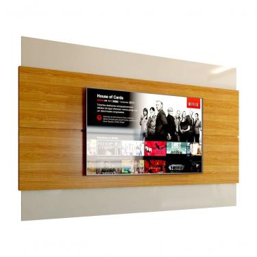 Imagem de Painel Para Tv Wall-limit 1.8 Off White Com Nature - Moveisaqui