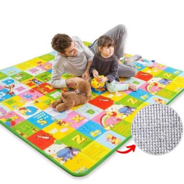 Imagem de Tapete Infantil de Atividades Dobrável Térmico 120 x 180 CM Colorido -
