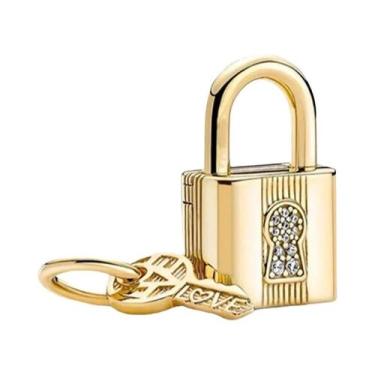 Imagem de Pingente Dourado De Abelha, Coroa E Anjo Banhado a Prata 925 Para Puls