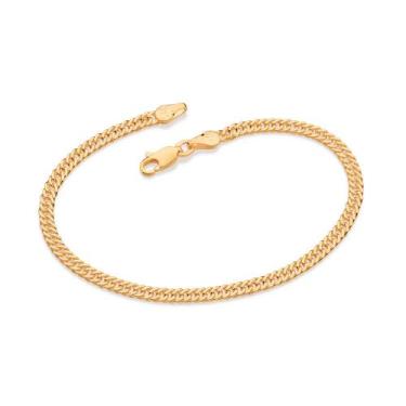 Imagem de Pulseira Banhada A Ouro 550252 Rommanel Comprimento 18 Cm Tamanho:18Co
