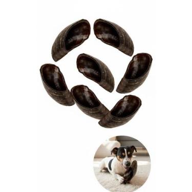 Imagem de Mordedor Pet Natural 6un Casco Boi Cães Saudável - Congratulations Sto