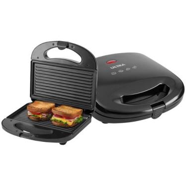 Imagem de Sanduicheira Grill Ultra S-UT-01 750W Preta, Preto, 220V