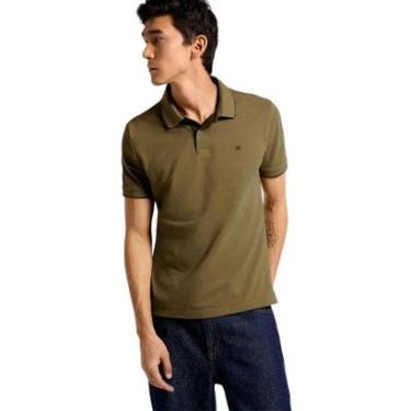 Imagem de Camiseta Hering Polo Básica Masculina Em Piquet Com Bordado-Masculino